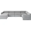 KARE Design Canapés D'Angle|Ensemble De Canapés 1 Lucca Gris Gauche 328Cm