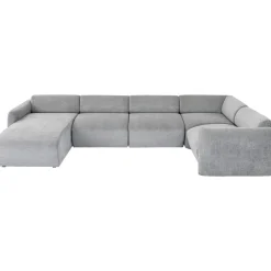 KARE Design Canapés D'Angle|Ensemble De Canapés 1 Lucca Gris Gauche 328Cm