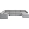 KARE Design Canapés D'Angle|Ensemble De Canapés 1 Lucca Gris Droite 328Cm