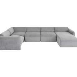KARE Design Canapés D'Angle|Ensemble De Canapés 1 Lucca Gris Droite 328Cm
