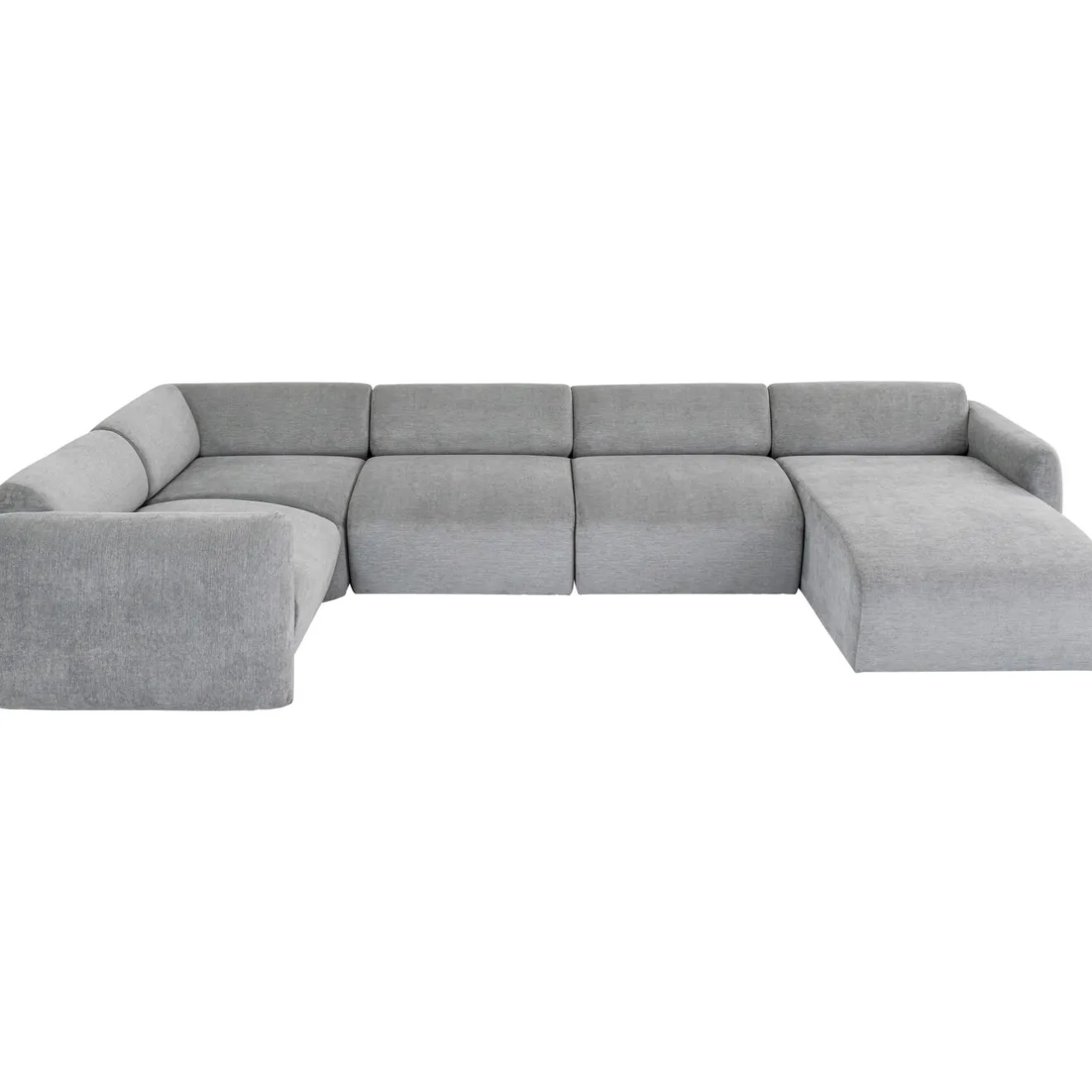 KARE Design Canapés D'Angle|Ensemble De Canapés 1 Lucca Gris Droite 328Cm