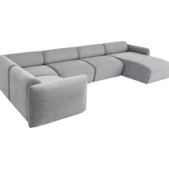 KARE Design Canapés D'Angle|Ensemble De Canapés 1 Lucca Gris Droite 328Cm
