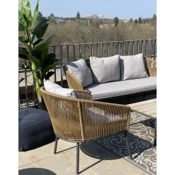 KARE Design Mobilier Lounge|Ensemble De Sieges Elba Nature Cinque (4-Pcs)