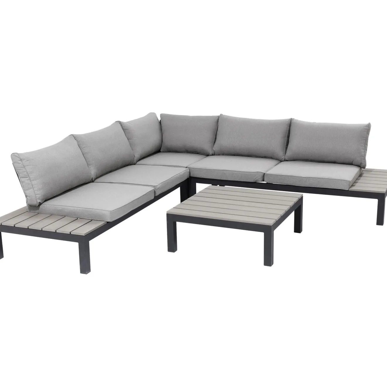 KARE Design Mobilier Lounge|Ensemble De Sieges Holiday Noir (4-Pcs)