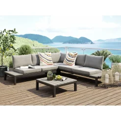 KARE Design Mobilier Lounge|Ensemble De Sieges Holiday Noir (4-Pcs)