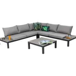 KARE Design Mobilier Lounge|Ensemble De Sieges Holiday Noir (4-Pcs)