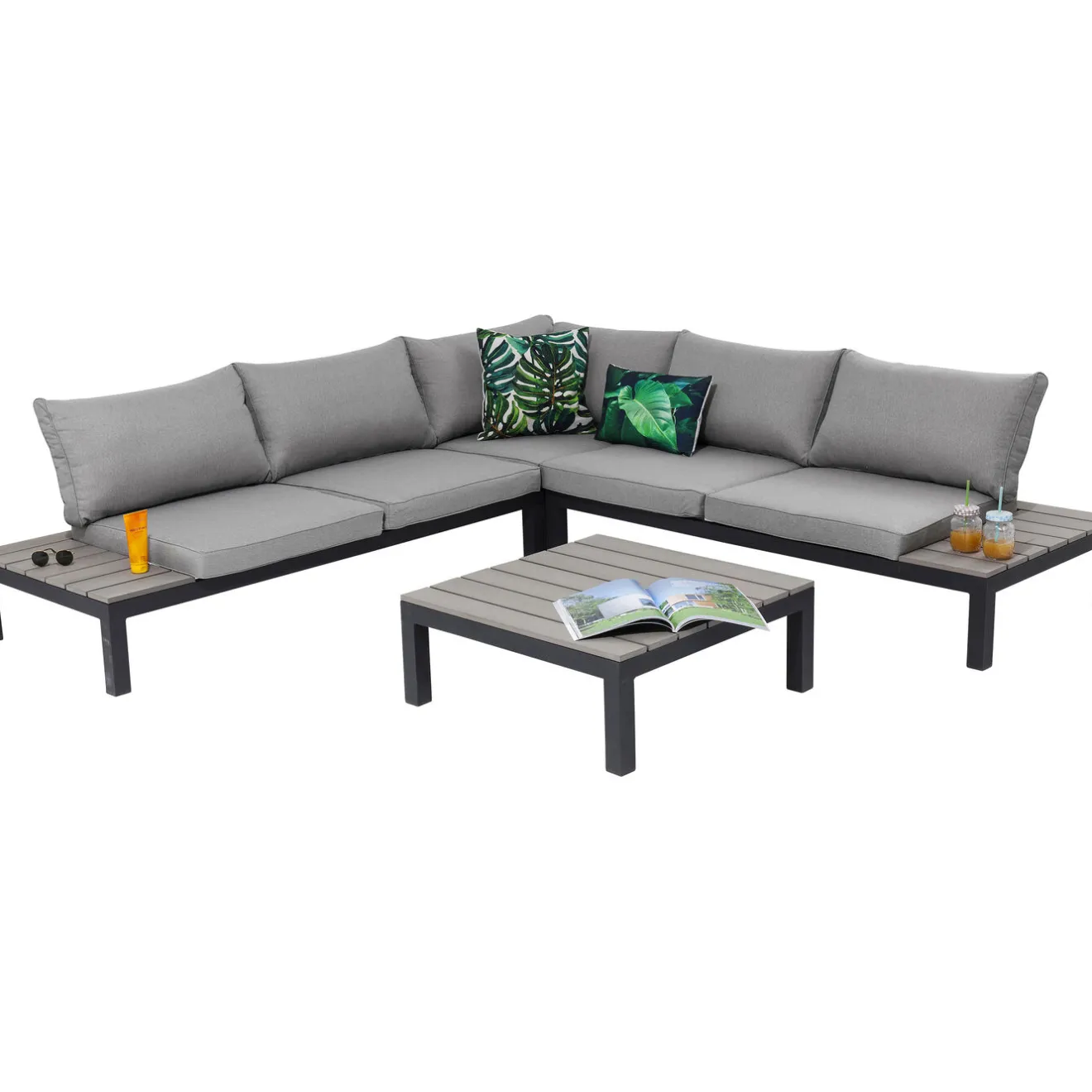 KARE Design Mobilier Lounge|Ensemble De Sieges Holiday Noir (4-Pcs)