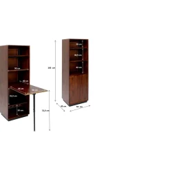 KARE Design Autres Etagères|Etagere Avec Table Ravello 54X163Cm