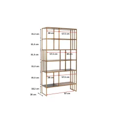 KARE Design Etagères De Séparation|Etagere Cesaro 90X170Cm