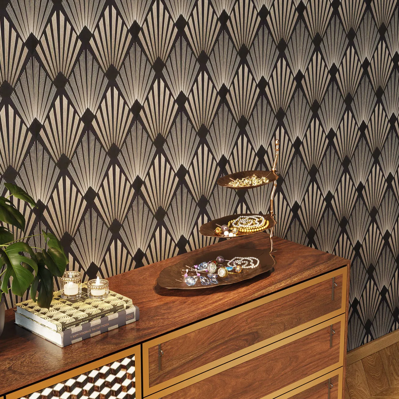 KARE Design Etagères|Etagere Décorative Leaf Or 45Cm