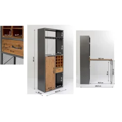 KARE Design Meubles De Bar|Etagere De Bar Vinoteca 80X201Cm