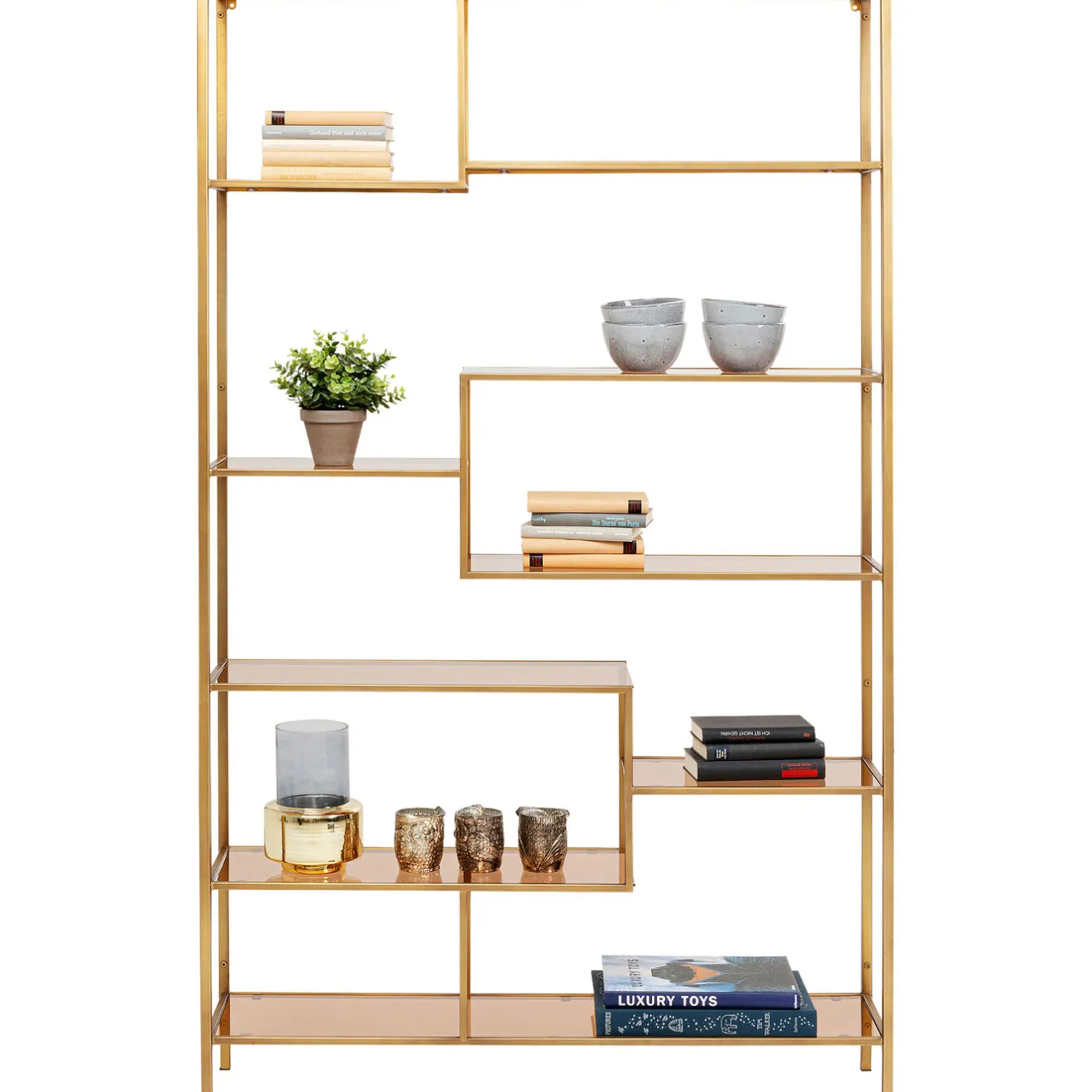 KARE Design Etagères De Séparation|Etagere Loft Dore 115X195Cm