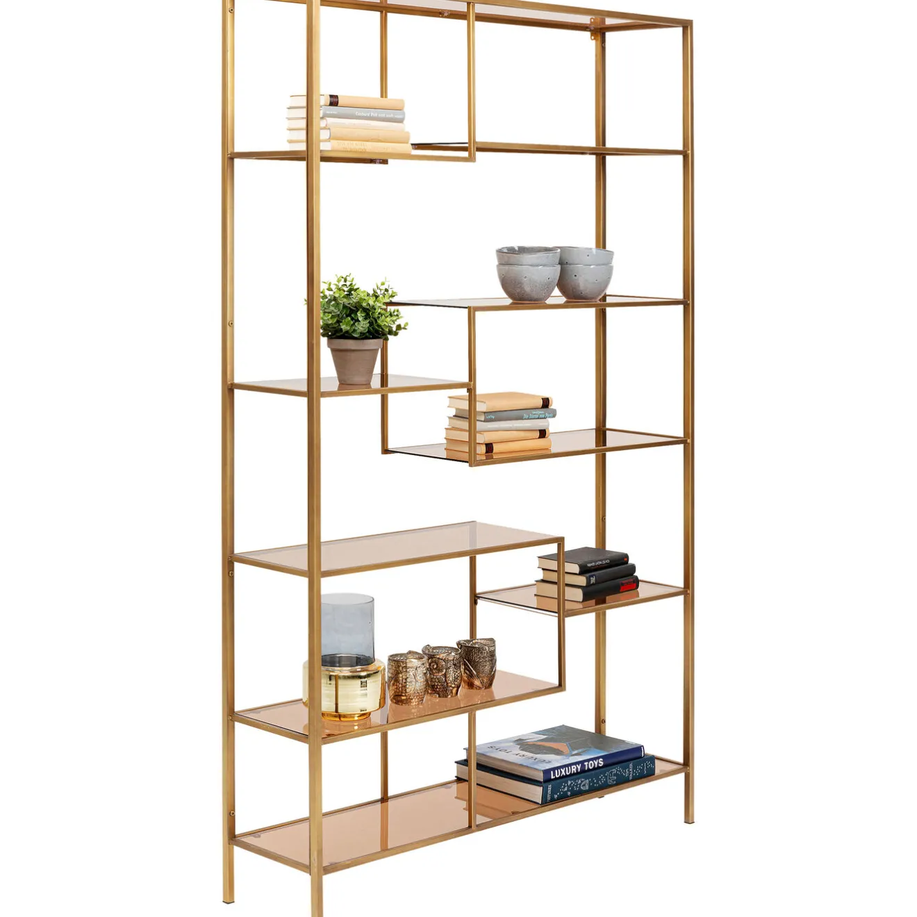 KARE Design Etagères De Séparation|Etagere Loft Dore 115X195Cm