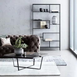 KARE Design Etagères De Séparation|Etagere Loft Noir 115X195Cm