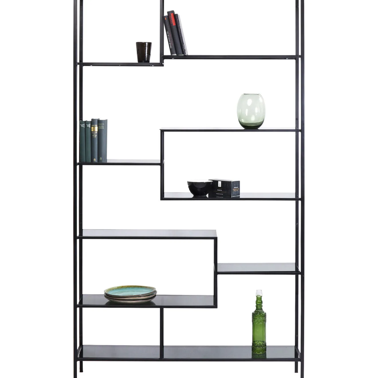KARE Design Etagères De Séparation|Etagere Loft Noir 115X195Cm