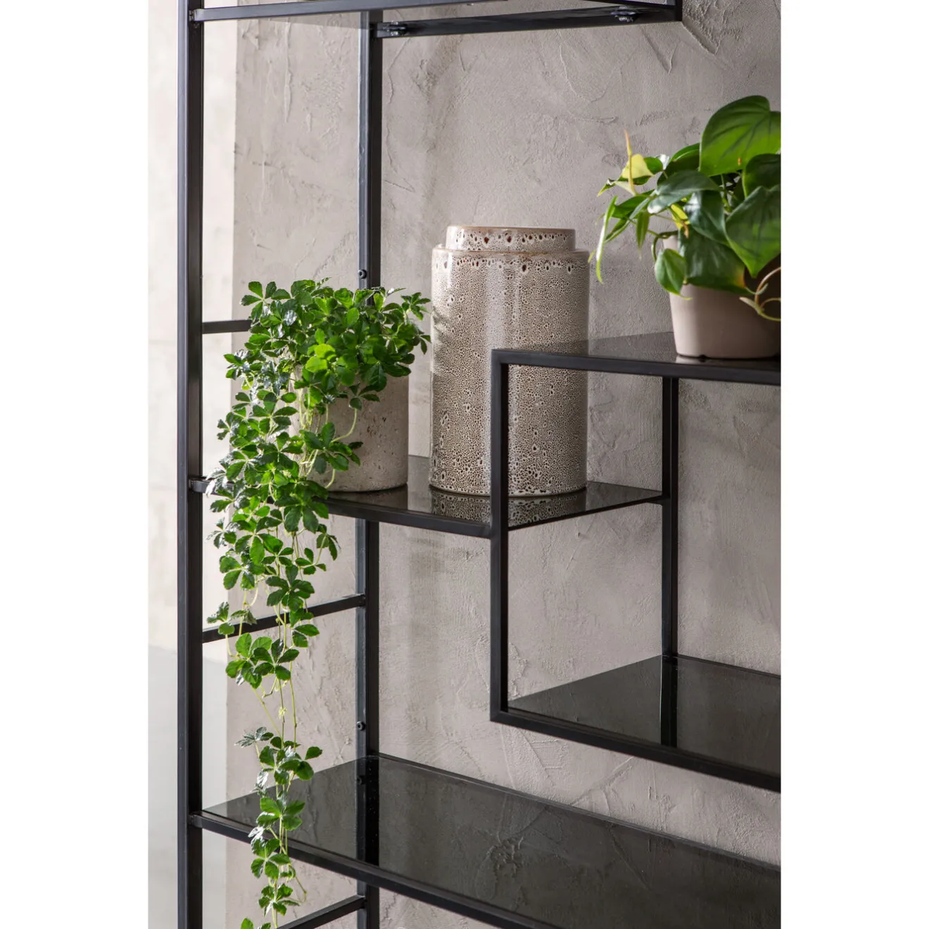 KARE Design Etagères De Séparation|Etagere Loft Noir 115X195Cm