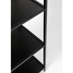 KARE Design Etagères De Séparation|Etagere Loftie Noir 77X185Cm