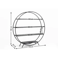 KARE Design Etagères De Séparation|Etagere Mason Rond