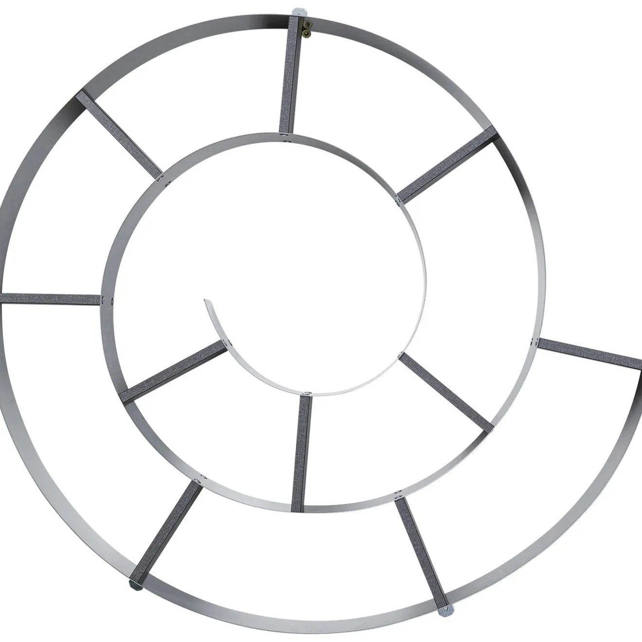 KARE Design Etagères Murales|Etagere Murale Snail Argente-Gris