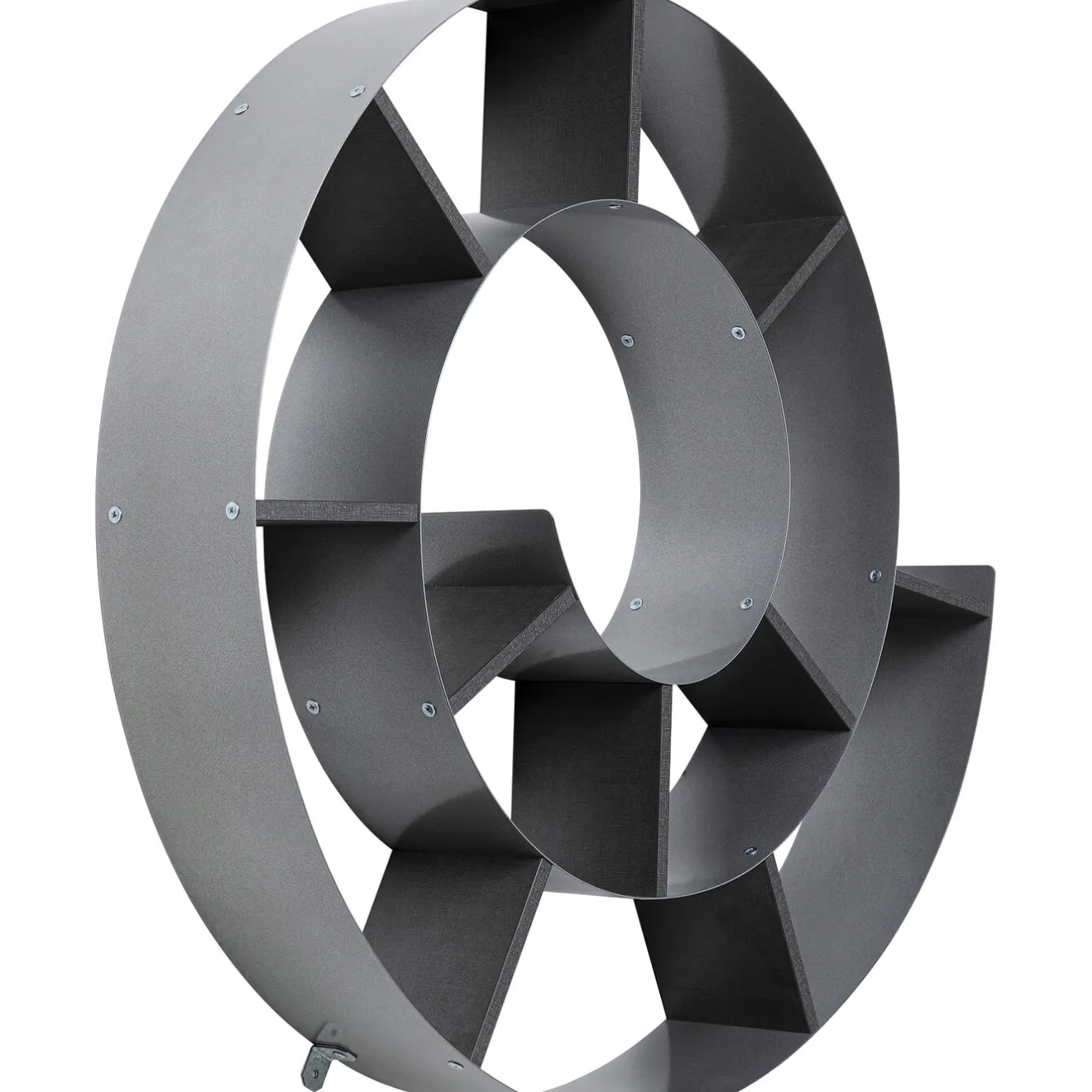 KARE Design Etagères Murales|Etagere Murale Snail Argente-Gris