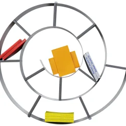 KARE Design Etagères Murales|Etagere Murale Snail Argente-Gris