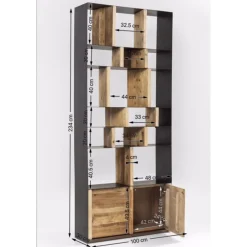 KARE Design Etagères De Séparation|Etagere Storm 2-Portes 100X234Cm
