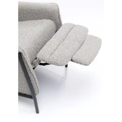 KARE Design Fauteuils Relax|Fauteil Relax Lazy Gris
