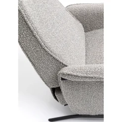 KARE Design Fauteuils Relax|Fauteil Relax Lazy Gris