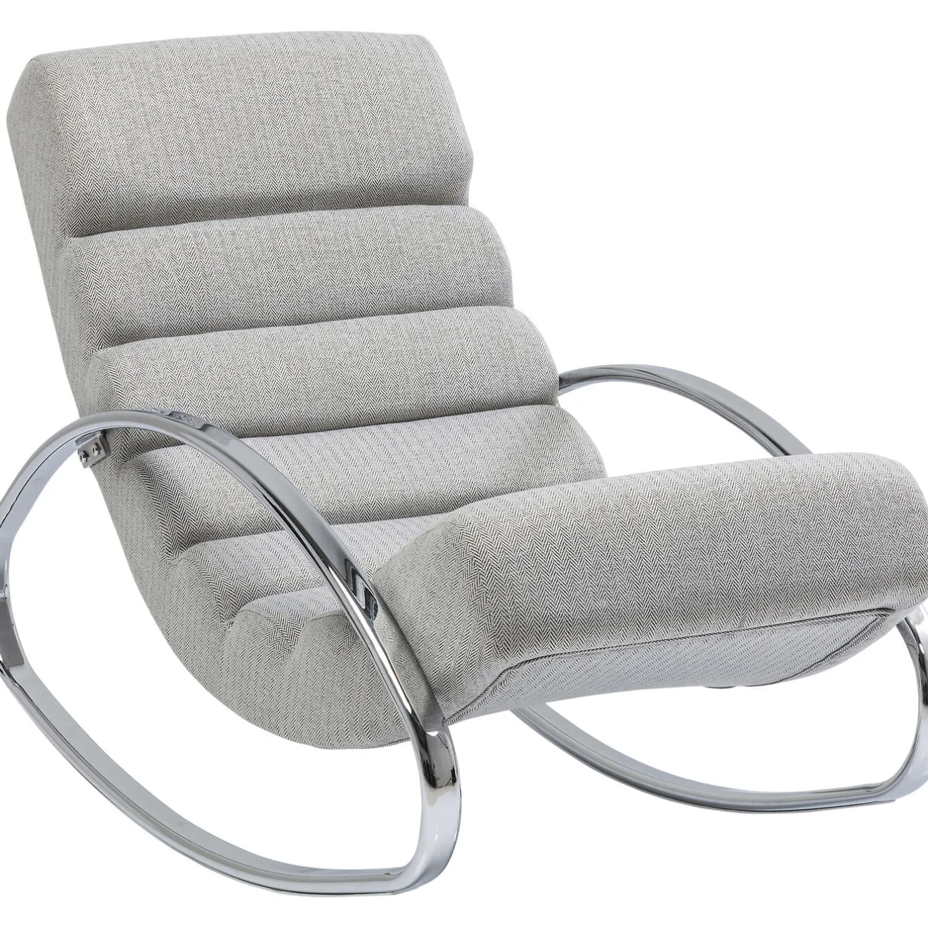 KARE Design Fauteuils À Bascule|Fauteuil À Bascule Manhattan Grey Beige
