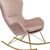 KARE Design Fauteuils À Bascule|Fauteuil A Cascule Oslo Rose