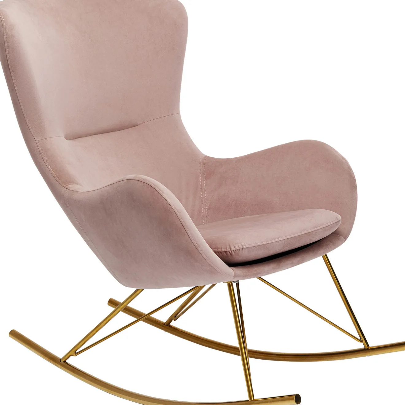 KARE Design Fauteuils À Bascule|Fauteuil A Cascule Oslo Rose