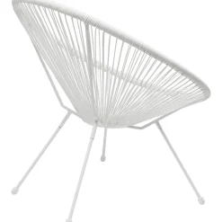 KARE Design Mobilier Lounge|Fauteuil Acapulco Blanc