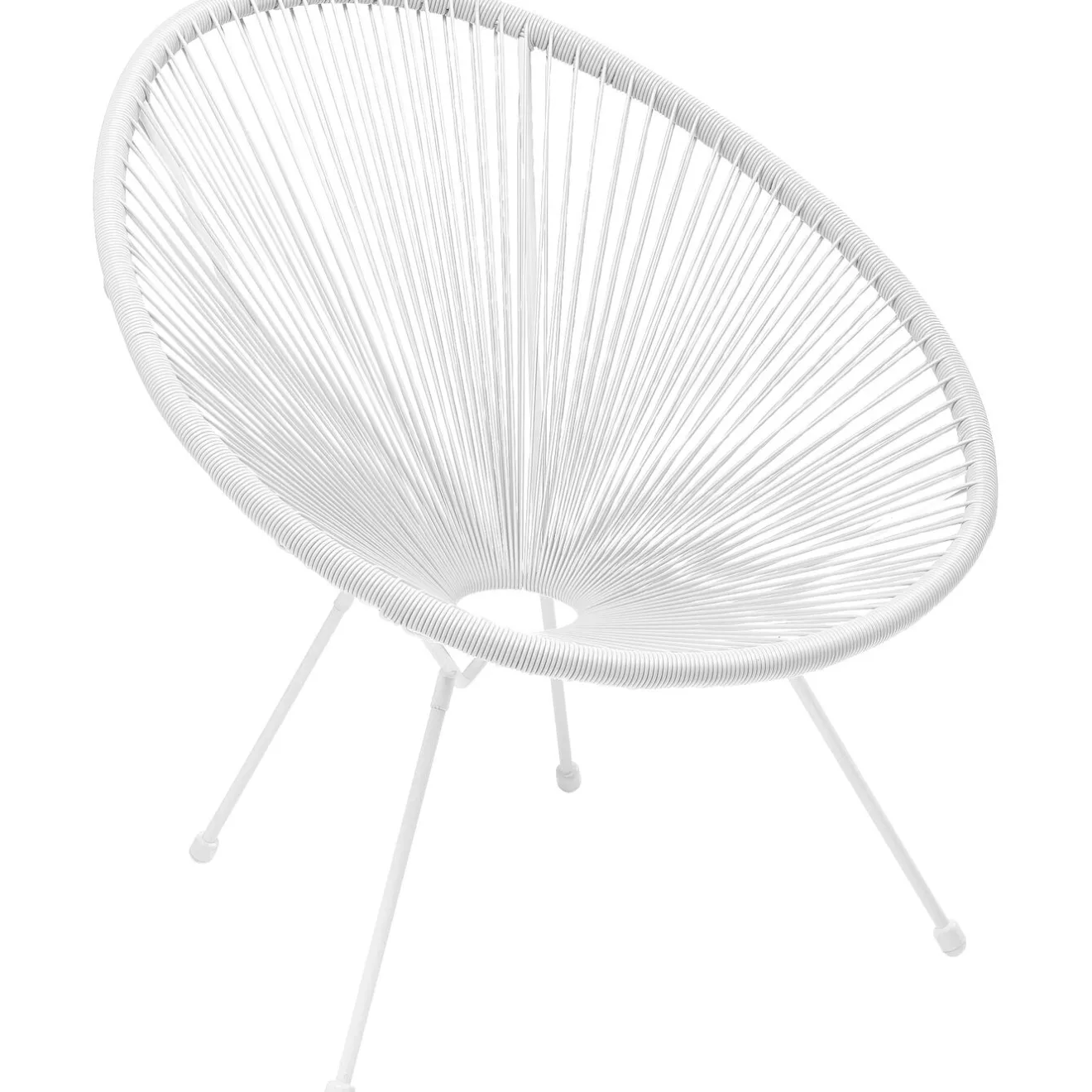 KARE Design Mobilier Lounge|Fauteuil Acapulco Blanc