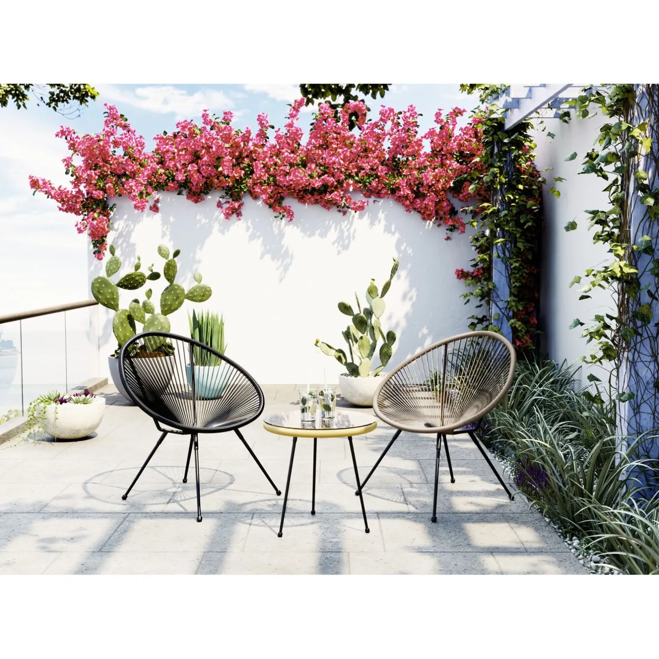 KARE Design Mobilier Lounge|Fauteuil Acapulco Nature