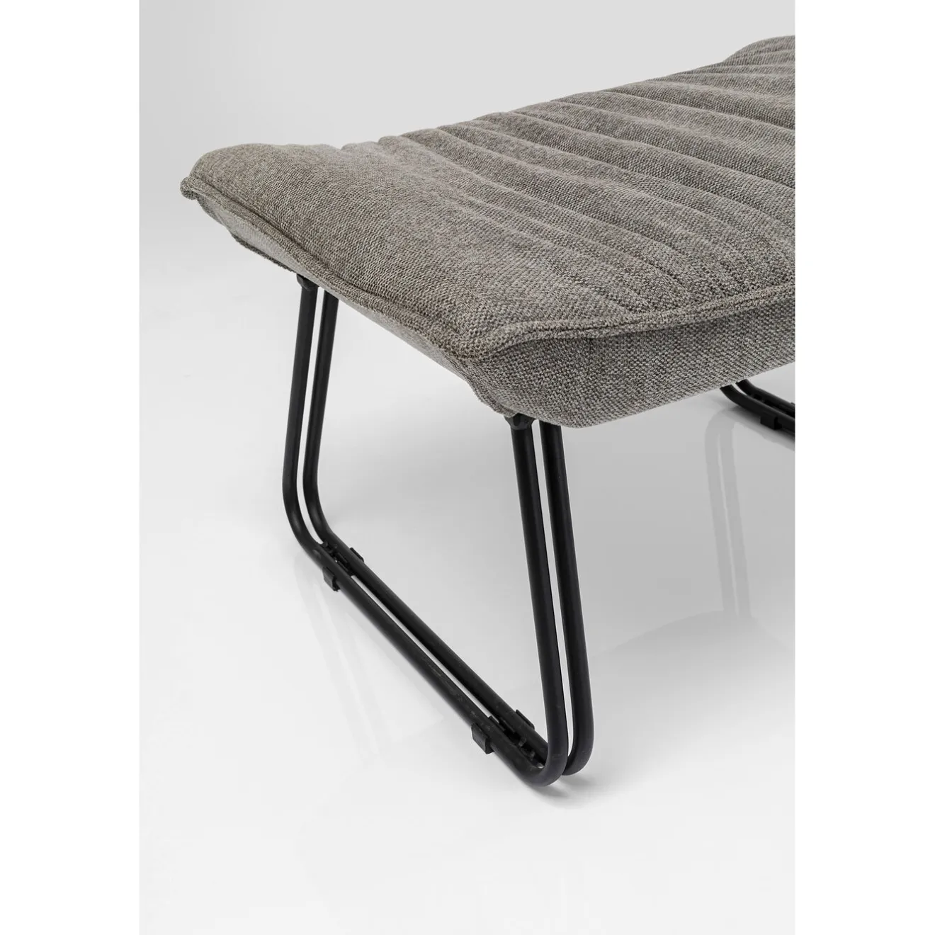 KARE Design Fauteuils Relax|Fauteuil Avec Repose-Pied Snuggle Gris (2/Parts)