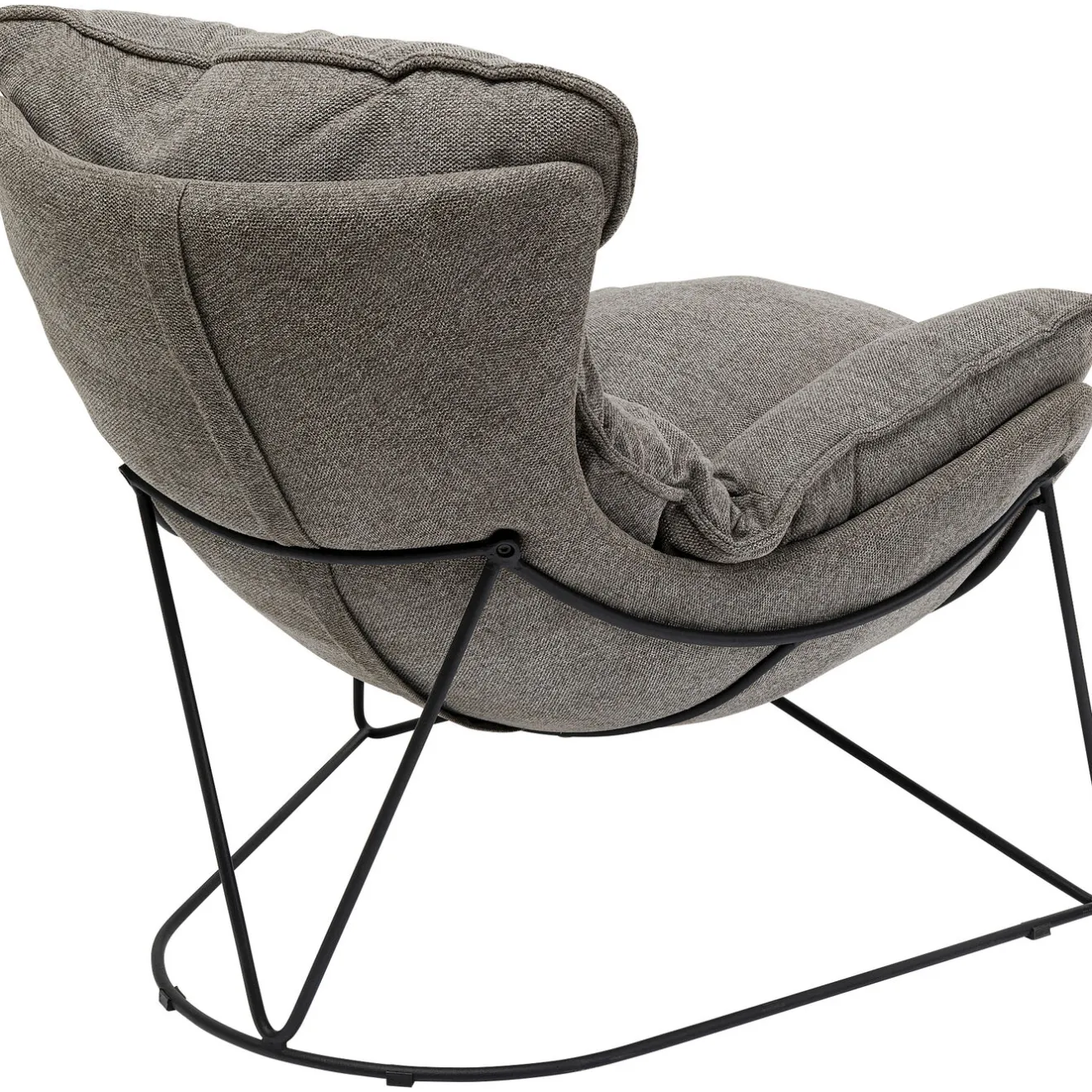 KARE Design Fauteuils Relax|Fauteuil Avec Repose-Pied Snuggle Gris (2/Parts)