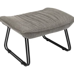 KARE Design Fauteuils Relax|Fauteuil Avec Repose-Pied Snuggle Gris (2/Parts)