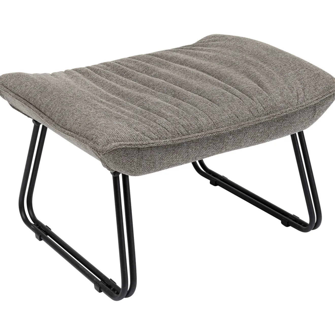 KARE Design Fauteuils Relax|Fauteuil Avec Repose-Pied Snuggle Gris (2/Parts)