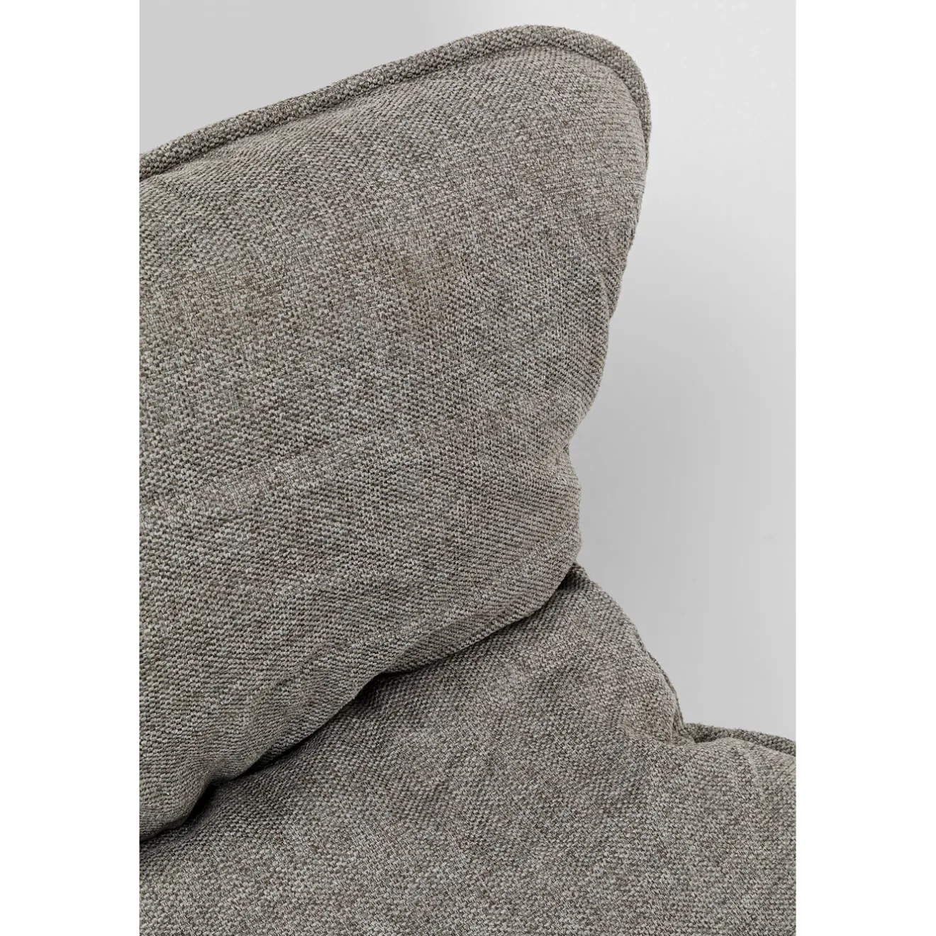 KARE Design Fauteuils Relax|Fauteuil Avec Repose-Pied Snuggle Gris (2/Parts)