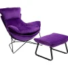 KARE Design Fauteuils Relax|Fauteuil Avec Tabouret Snuggle (2/Parts)