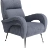 KARE Design Fauteuils Club|Fauteuil Berat Gris