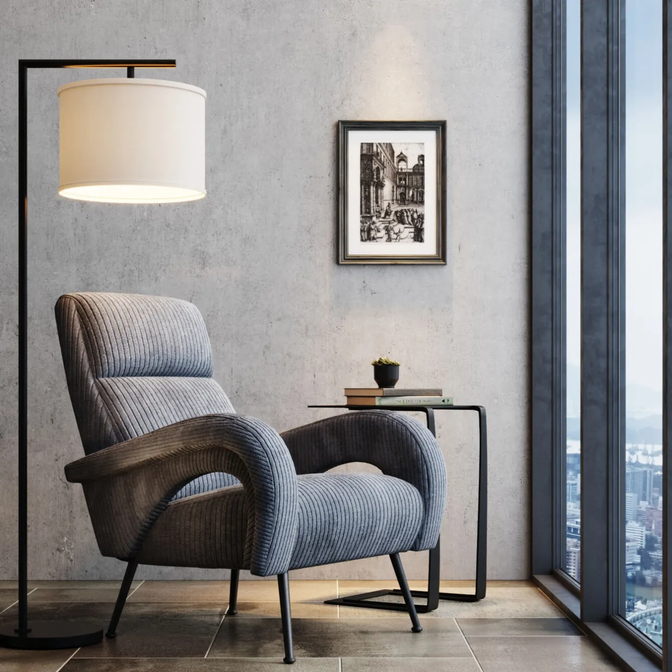 KARE Design Fauteuils Club|Fauteuil Berat Gris