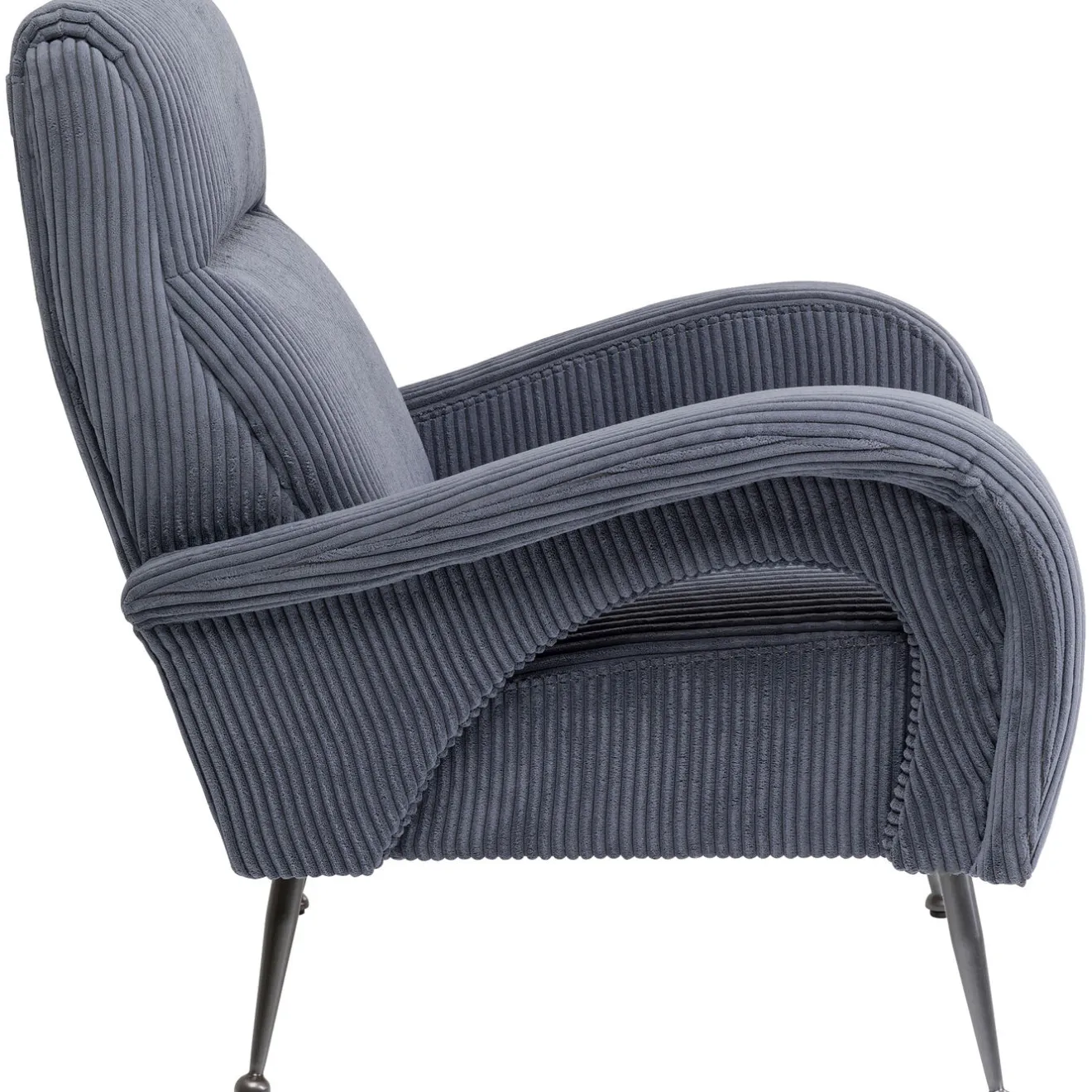 KARE Design Fauteuils Club|Fauteuil Berat Gris