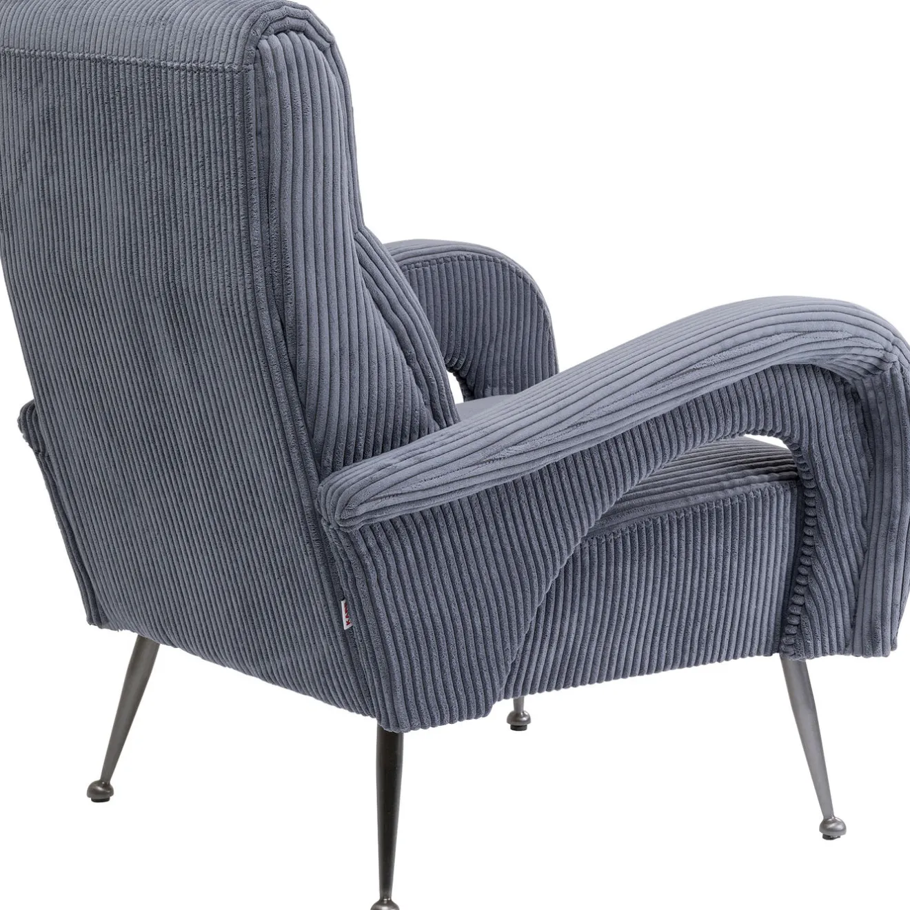 KARE Design Fauteuils Club|Fauteuil Berat Gris