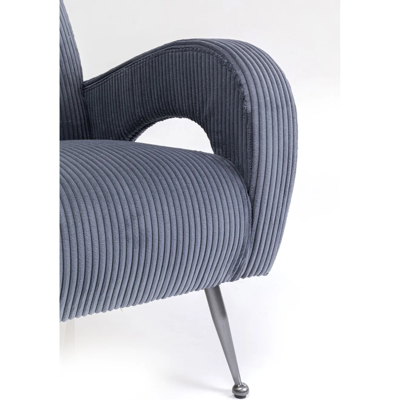 KARE Design Fauteuils Club|Fauteuil Berat Gris