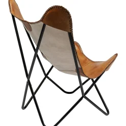 KARE Design Fauteuils À Oreilles|Fauteuil California Cuir Marron