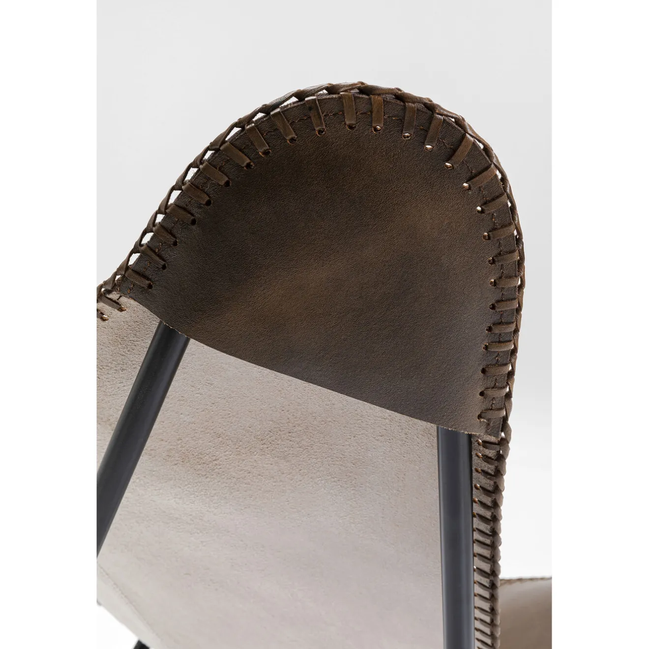 KARE Design Fauteuils À Oreilles|Fauteuil California Cuir Marron Fonce