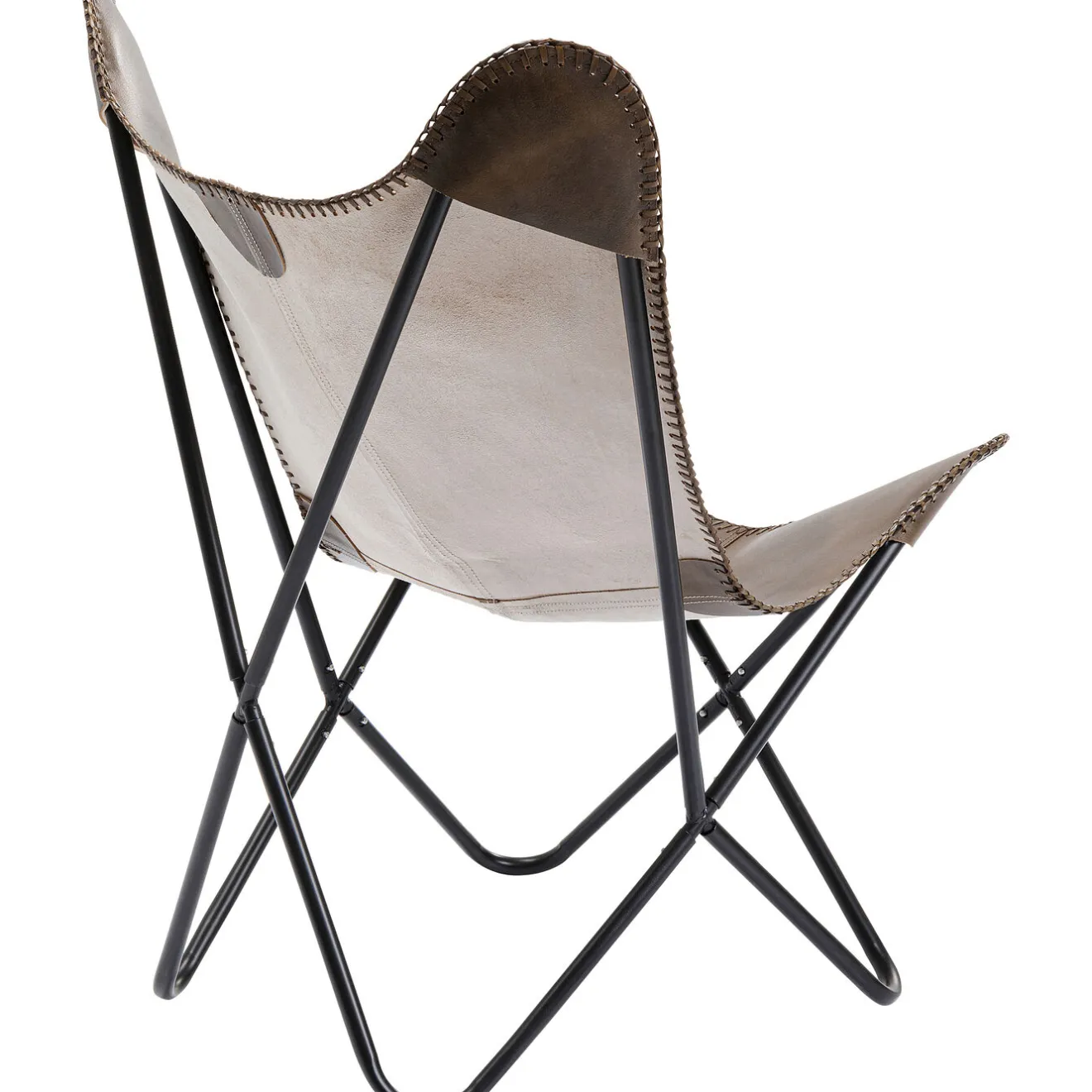 KARE Design Fauteuils À Oreilles|Fauteuil California Cuir Marron Fonce