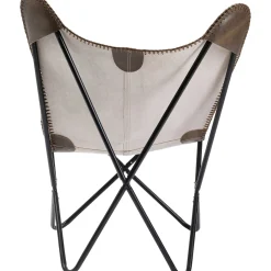 KARE Design Fauteuils À Oreilles|Fauteuil California Cuir Marron Fonce