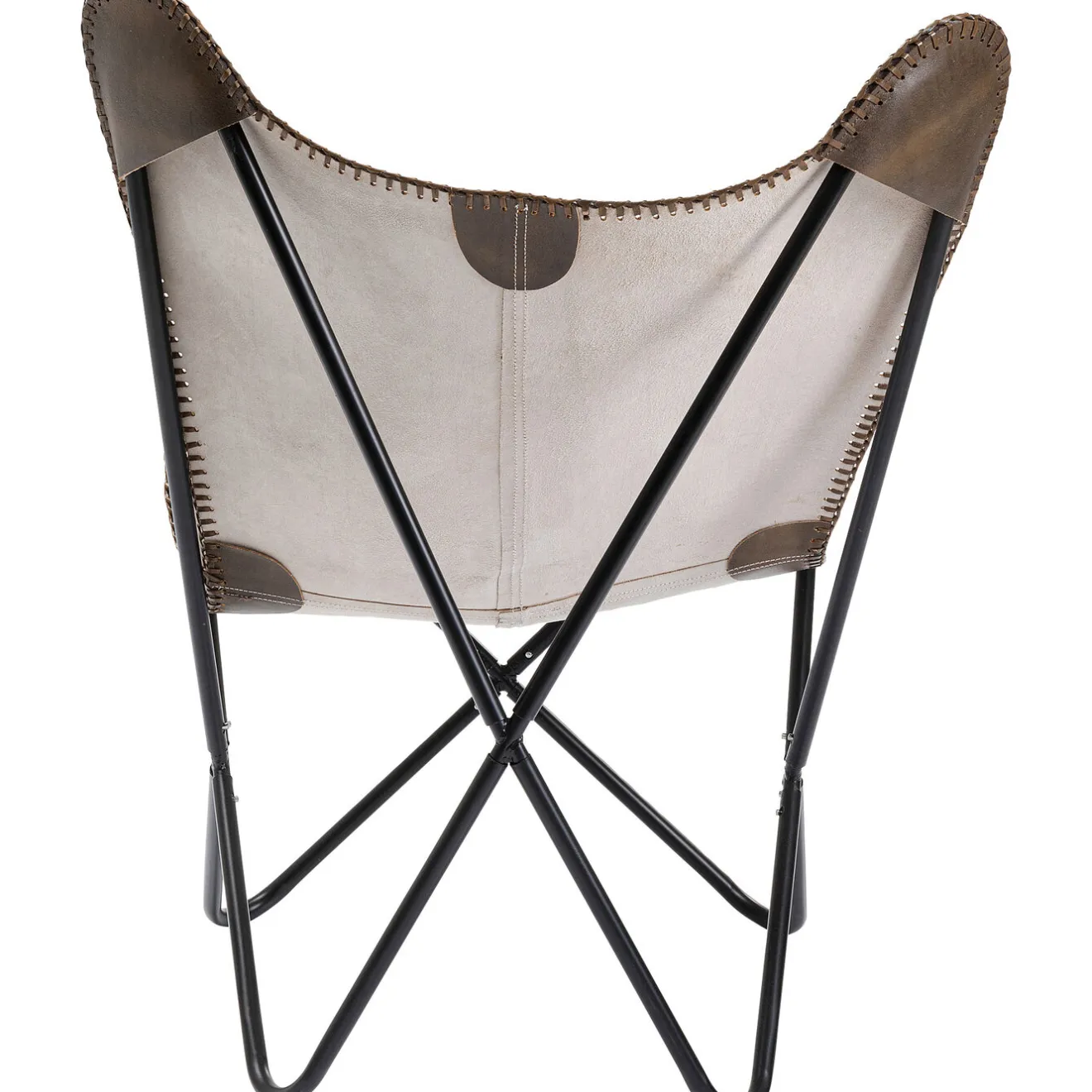 KARE Design Fauteuils À Oreilles|Fauteuil California Cuir Marron Fonce